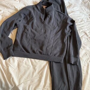 Victoria's Secret Gray Zip-Up Jumpsuit